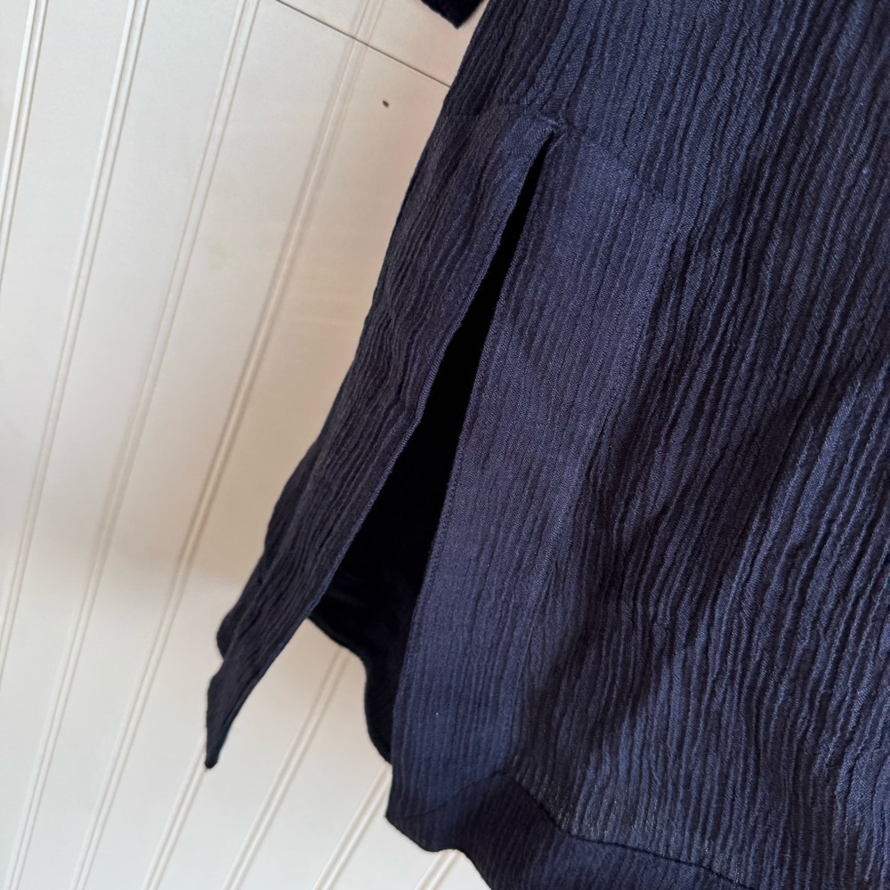 Soft Surroundings Size M Oceo Gauze Tank and Topper Set in Navy Blue NEW! - Picture 14 of 16